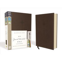 NIV, Journal the Word Bible, Imitation Leather, Brown, Red Letter Edition, Comfort Print von Harper Collins (US)