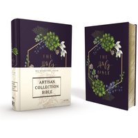 Niv, Artisan Collection Bible, Cloth Over Board, Navy Floral, Designed Edges Under Gilding, Red Letter Edition, Comfort Print von Harper Collins (US)