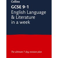 Letts GCSE 9-1 Revision Success - GCSE 9-1 English in a Week von Collins Reference