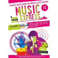 Music Express: Age 7-8 (Book + 3cds + DVD-Rom) von Harper Collins Uk