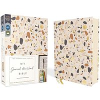 Niv, Journal the Word Bible (Perfect for Note-Taking), Cloth Over Board, Cream, Red Letter, Comfort Print von Zondervan