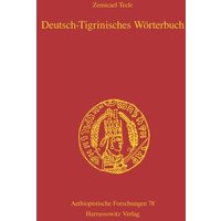 Deutsch-Tigrinisches Wörterbuch von Harrassowitz