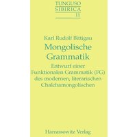 Mongolische Grammatik von Harrassowitz