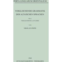 Vergleichende Grammatik der altaischen Sprachen von Harrassowitz