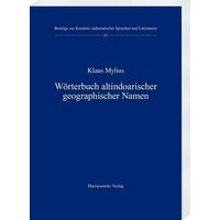 Wörterbuch altindoarischer geographischer Namen von Harrassowitz