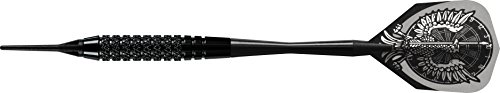 Harrows 1597340 7438.16-3 S-Dart Black Arrow 16 Größe, Schwarz von Harrows