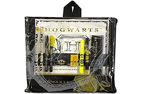 Harry Potter Geschenkeset, 11-teilliges Schreibwaren Set für Hogwarts Fans, Notizbuch, Gelstift, Textmarker, Stiftebox, Radierer und vieles mehr von Harry Potter