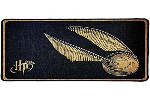 Groovy Zubehör Snitch Harry Potter Black and Gold 80 x 125 Indoor mat, Druck, Mehrfarbig, Einheitsgröße von Harry Potter