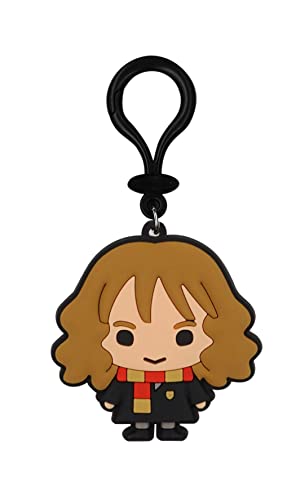 HARRY POTTER Cute Hermine Soft Touch PVC-Taschenclip, 7,6 cm, mehrfarbig von Harry Potter