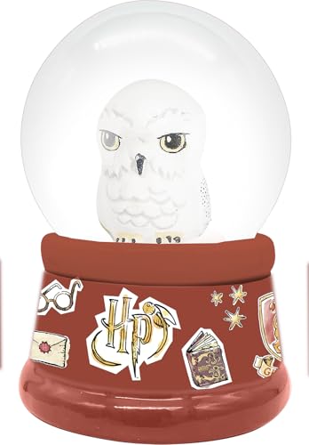 Harry Potter 14352 Glitzerkugel Hedwig, 10 cm von Harry Potter