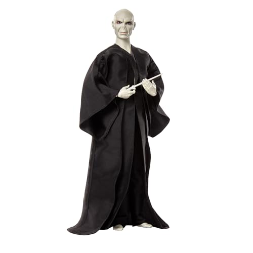 Mattel Harry Potter Spielzeuge, Lord Voldemort Puppe, Puppenkleidung | Harry Potter Puppe, Geburtstagsgeschenk Sammelfigur Spielzeug HTM15 von Mattel