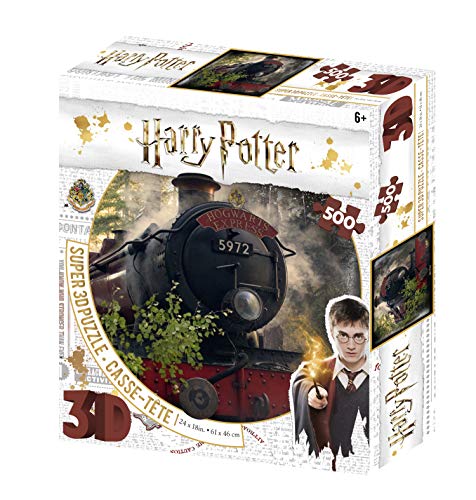 Harry Potter HP32506 The Hogwarts Express 500 pcs 3D Effect Puzzle, verschieden von Harry Potter