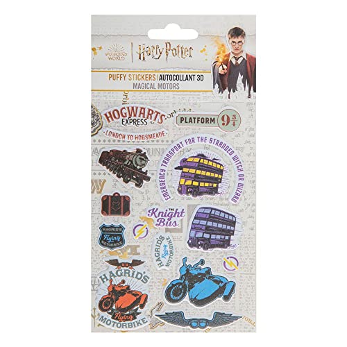 Harry Potter Unisex Kinder PEGATINAS Foam STIKERS Hogwarts EXPRESS-4895205608986 Aufkleber, Mehrfarbig (26247), Bunt von Harry Potter