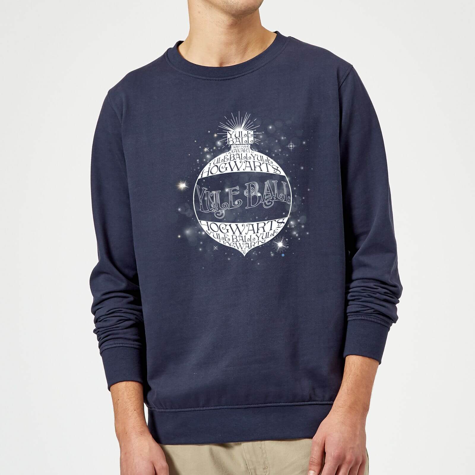 Harry Potter Yule Ball Baubel Weihnachtspullover – Navy - XL von Original Hero