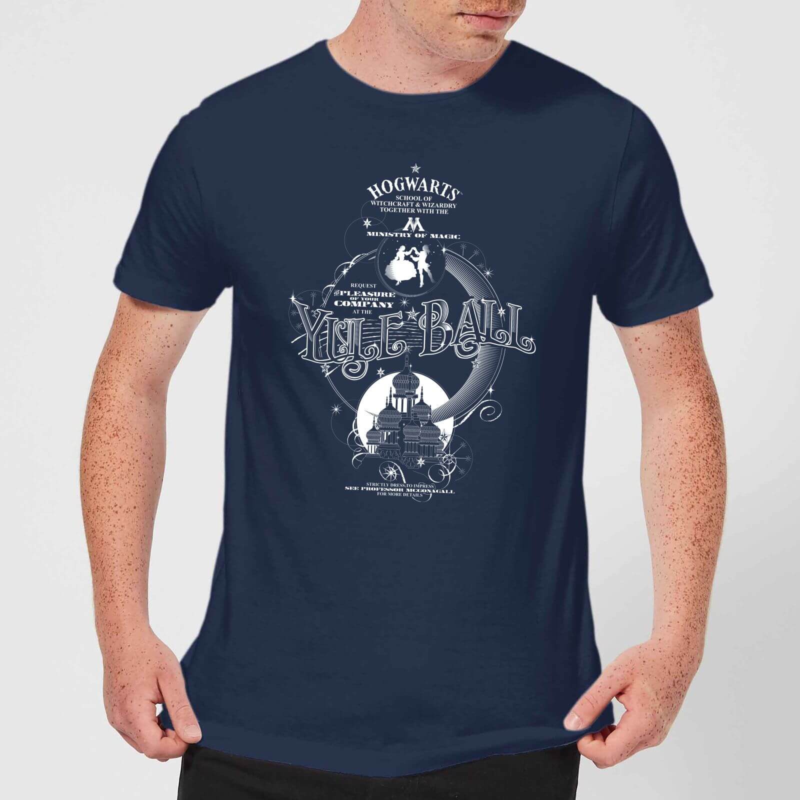 Harry Potter Yule Ball Men's T-Shirt - Navy - L von Original Hero