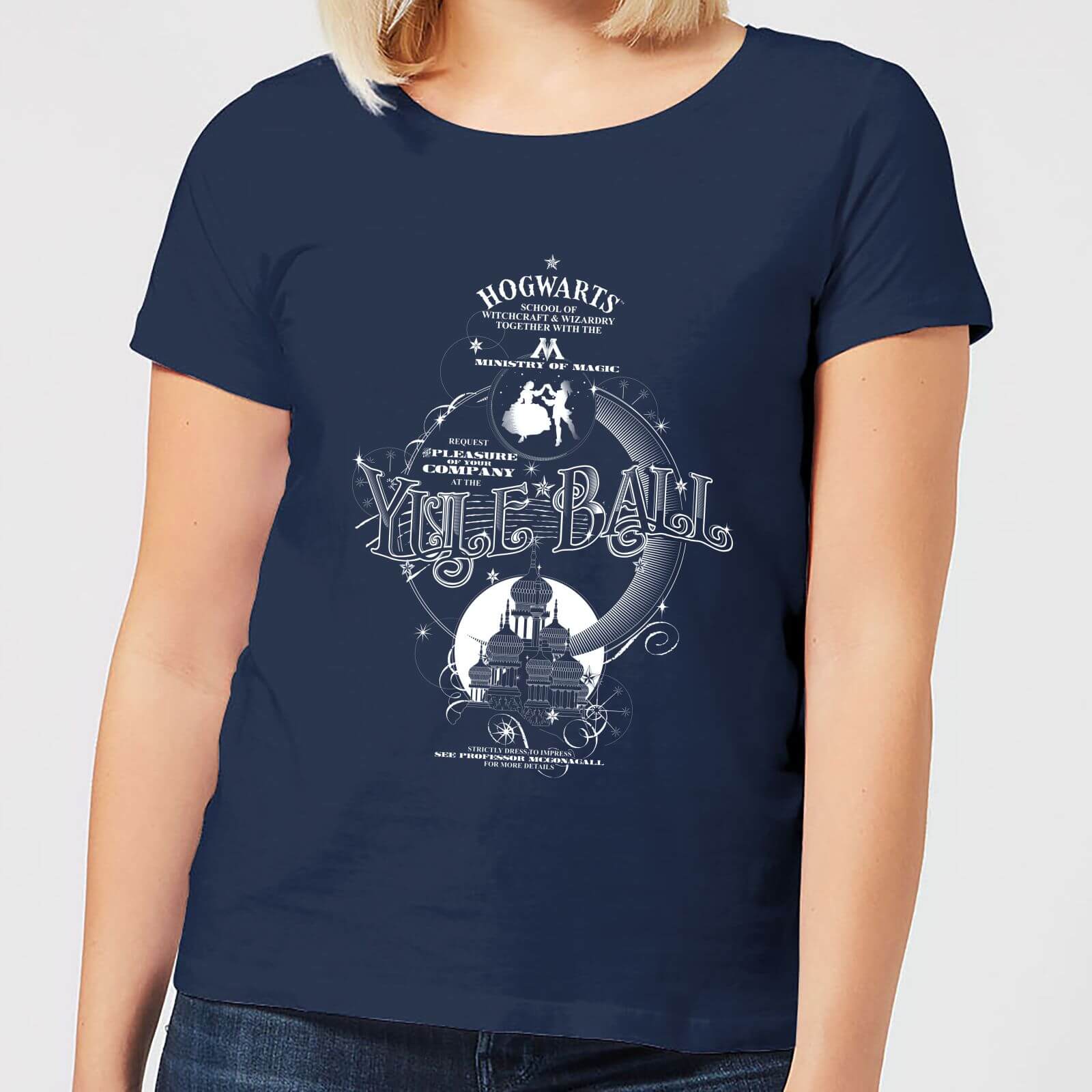 Harry Potter Yule Ball Women's T-Shirt - Navy - XL von Original Hero