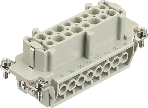 Harting 09 33 016 2711 Buchseneinsatz Han® E 16 + PE Schrauben 1St. von Harting