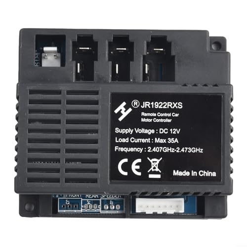 Hasaller 2,4 G Bluetooth RC Advanced Control Box Kinder Elektroauto Fernbedienung Kinder Elektroauto Bluetooth-kompatibler RC-Empfänger für elektrische Spielzeugautos (JR1922RXS-Empfänger) von Hasaller