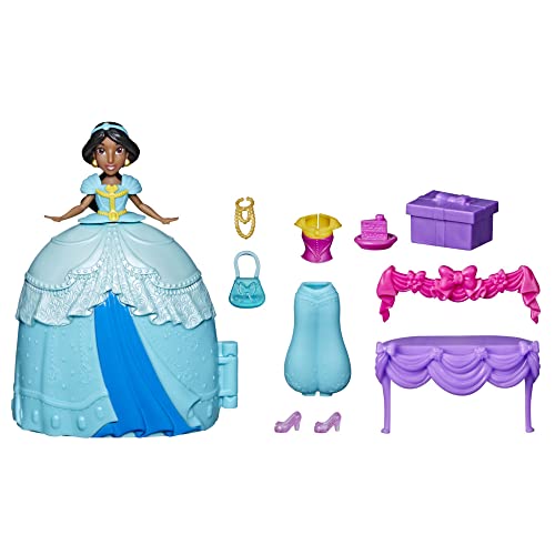 Hasbro Disney Prinzessin F3468 Disney Princess Secret Styles – Jasmin, Sorpresse, mit Kleidung und Accessoires, ab 4 Jahren, Mehrfarbig, one Size von Disney