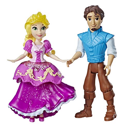 Disney Princess Rapunzel and Eugene Fitzherbert, 2 Dolls, Royal Clips Fashion, One-Clip Skirt von Disney