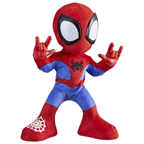 Marvel Spidey und Seine Super-Freunde Tanz- & Krabbelspaß Spidey, interaktives Spielzeug mit Geräuschen und beweglichen Gliedmaßen- Englische Version, für Kinder ab 3 Jahren von Hasbro