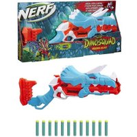 Hasbro F0803EU4 - Nerf DinoSquad Tricera-Blast Dart-Blaster, aufklappbarer 3-Dart Lauf, 12 Nerf Darts von Hasbro European Trading B.V.