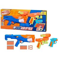 Hasbro F8633EU4 - Nerf N Series Gear Up Pack, High-Performance-Blaster-Set mit 3 Blaster und 18 Nerf N1 Darts von Hasbro European Trading B.V.