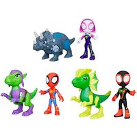 Actionfiguren-Set Marvel Spidey und seine Super-Freunde Held mit Dino 2teilig 3fach sortiert von Hasbro European Trading B.V.