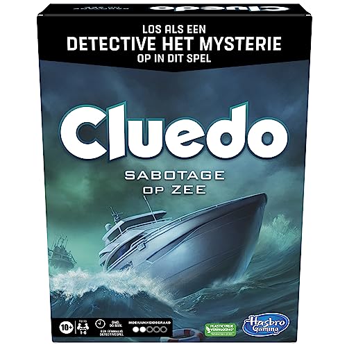 Hasbro Gaming Cluedo Sabotage auf See, EIN Flucht- und Detektivspiel, Escape Room Brettspiel, kooperatives Spiel, 1-6 Spieler von Hasbro Gaming