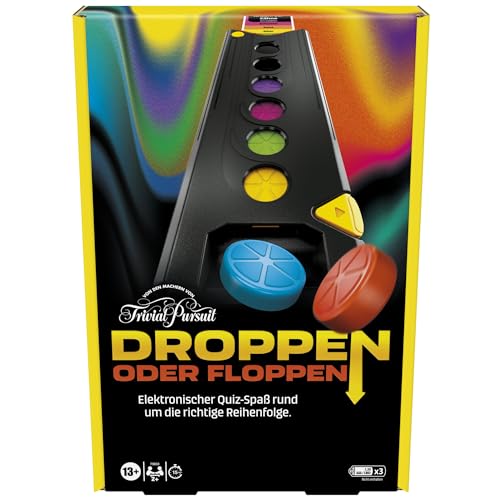 Droppen oder Floppen, elektronisches Partyspiel von den Machern von Trivial Pursuit - Deutsche Version von Hasbro Gaming