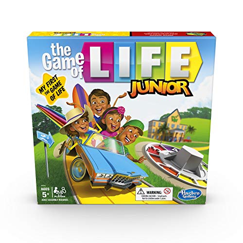 Hasbro Gaming The Game of Life Junior Board Game for Kids from Age 5, Game for 2 to 4 Players von Hasbro Gaming