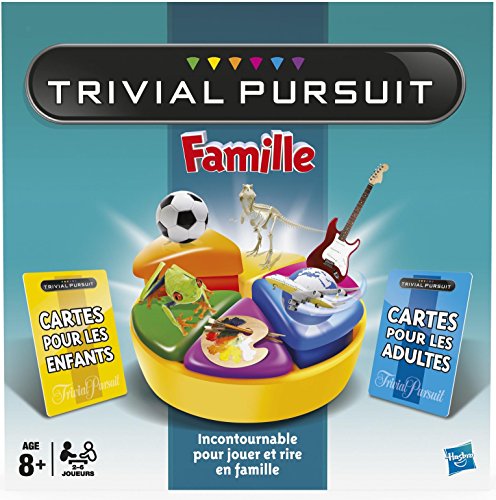 Hasbro 730135960 Trivial Pursuit Familie Tabletop Game, Blau, Rosa, Gelb, Grün, Orange, Braun von Hasbro