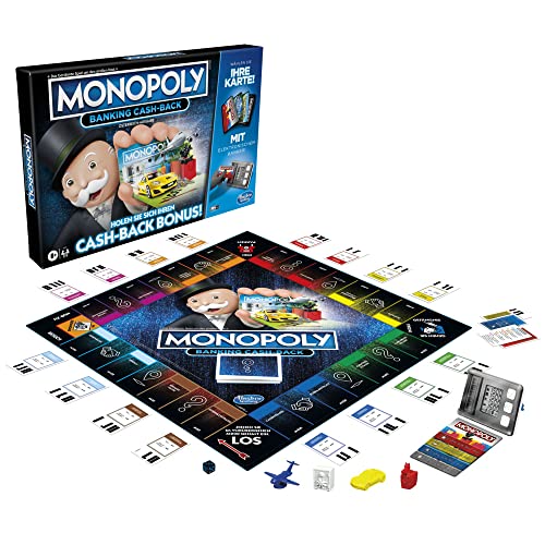 Hasbro Banking Cash-Back Brettspiel für Kinder ab 8 Jahren Multicolor von Monopoly