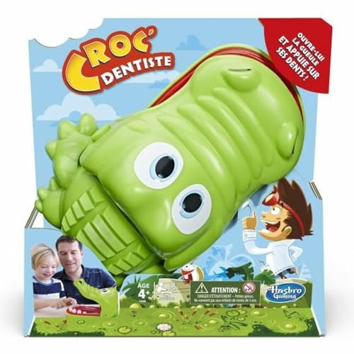 Hasbro Croc' Dentiste – Brettspiel für Kinder – lustiges Spiel – französische Version von Hasbro Gaming