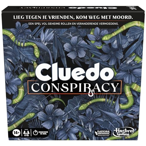 Hasbro Gaming Cluedo Conspiracy Brettspiel für Erwachsene und Jugendliche (niederländische Version) von Hasbro Gaming