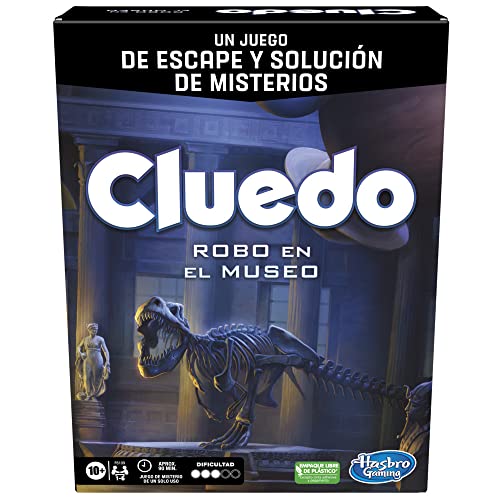 Hasbro Gaming Cluedo Robo im Museum, Cluedo Escape Room Kooperativ für die ganze Familie, Mystery und Logik, 1-6 Spieler ab 10 Jahren Hasbro Gaming Cluedo Robo im Museum, Cluedo Escape Room Kooperativ für die ganze Familie, Mystery und Logik, 1-6 Spieler ab 10 Jahren von Hasbro Gaming