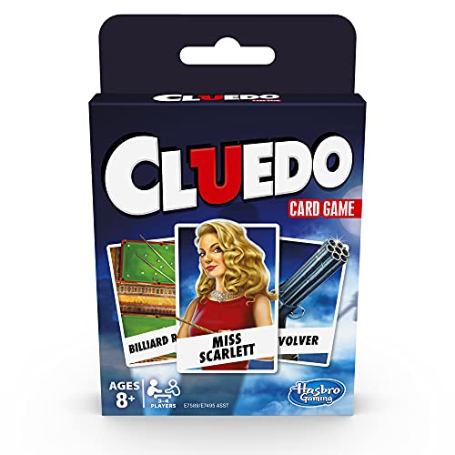 Hasbro Gaming E7589FS4 Classic Card Game CLUE, Mehrfarbig von Hasbro Gaming