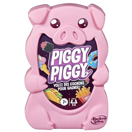 Hasbro Gaming Piggy Piggy Familienkarten – französische Version von Hasbro Gaming