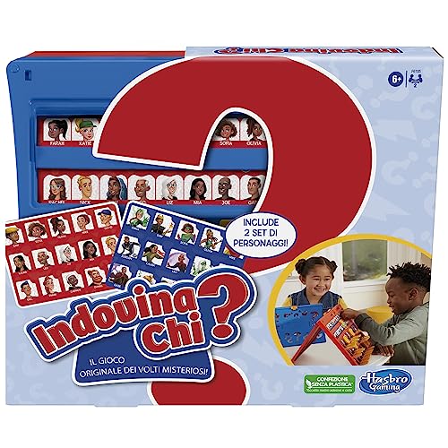 Hasbro Gaming Raten Sie wer? Original Brettspiel der Rätsel für 2 Spieler, Spiele für Kinder und Mädchen ab 6 Jahren, Spaß für die Familie von Hasbro Gaming