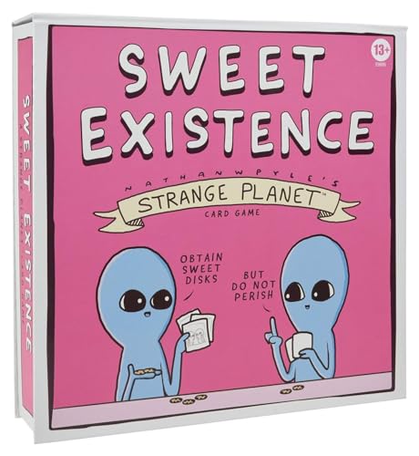 Hasbro Gaming Sweet Existence, A Strange Planet Familienfreundliches Party-Kartenspiel, inspiriert von The Webcomic and Books von Nathan W. Pyle, ab 13 Jahren von Hasbro Gaming