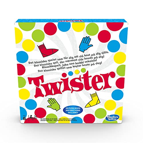 Hasbro Gaming Twister Fordert die Kinder heraus: Das Spiel Twister fordert Spieler heraus, ihre Hände und Füße an verschiedenen Orten auf dem Teppich zu platzieren, ohne zu Fallen Hasbro Gaming Twister Fordert die Kinder heraus: Das Spiel Twister fordert Spieler heraus, ihre Hände und Füße an verschiedenen Orten auf dem Teppich zu platzieren, ohne zu Fallen von Hasbro Gaming