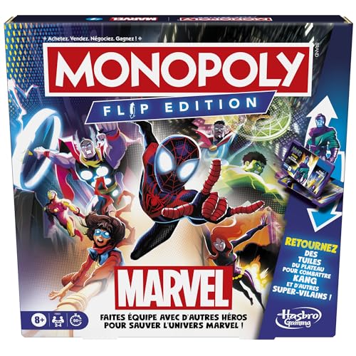 Monopoly Flip Marvel – FR von Monopoly