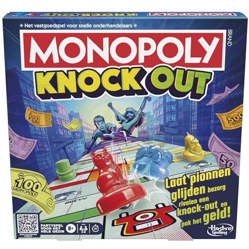 Hasbro Gaming Monopoly Gliss', Familiengruppenspiel, Gesellschaftsspiel - Niederländische Version von Hasbro Gaming