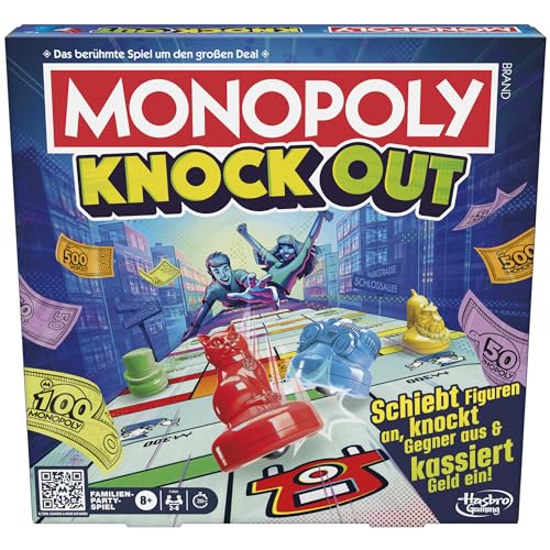 Monopoly Knockout Familien-Brettspiel, Deutsche Version von Monopoly