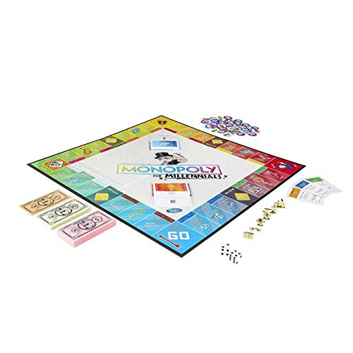 Monopoly for Millenials Brettspiel für Kinder ab 8 Jahren von Hasbro Gaming