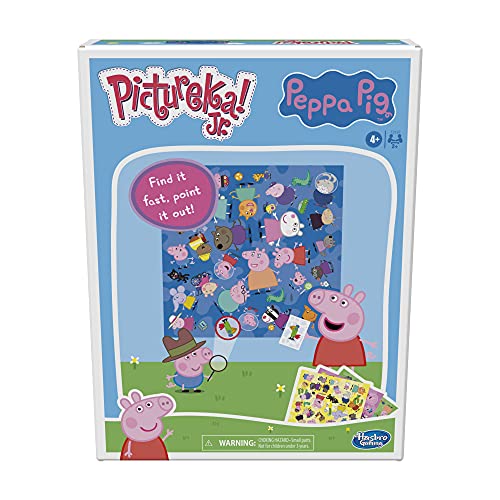 Pictureka! Junior Peppa Pig Bildspiel, lustiges Brettspiel für Vorschüler, ab 4 Jahren, kein Lesen erforderlich von Hasbro Gaming