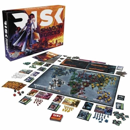 Risk Shadow Forces, Strategiespiel, Legacy Familien- und Erwachsenen-Brettspiel, ab 13 Jahren, 3-5 Spieler, Avalon Hill von Hasbro Gaming