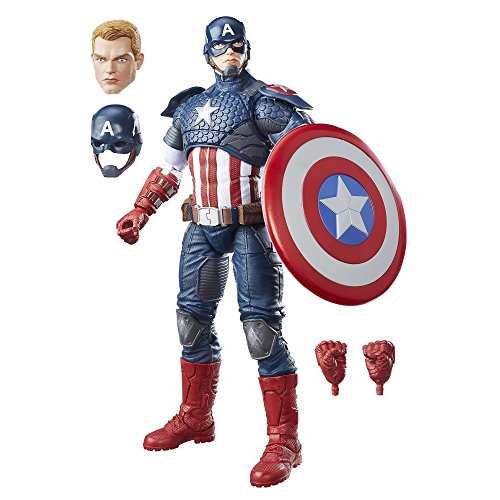 Hasbro Avengers B7433EU4 - Legends 12 Figur Captain America, Actionfigur von Hasbro Marvel Avengers