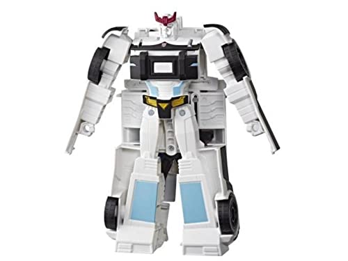 Actionfigur Transformers 17 cm im Blister - Serie "Cyberverse Siren Blast" Roboter "Prowl" - Transformers Einzel-Kinderspielzeug verwandelbar - Actionfigur E4802 Weiß von Hasbro