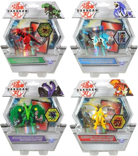 Bakugan - Deluxe Collector Figure Bundles with 2X Cards & Coin in Each Pack - 4 Pack - Set 2 von Hasbro